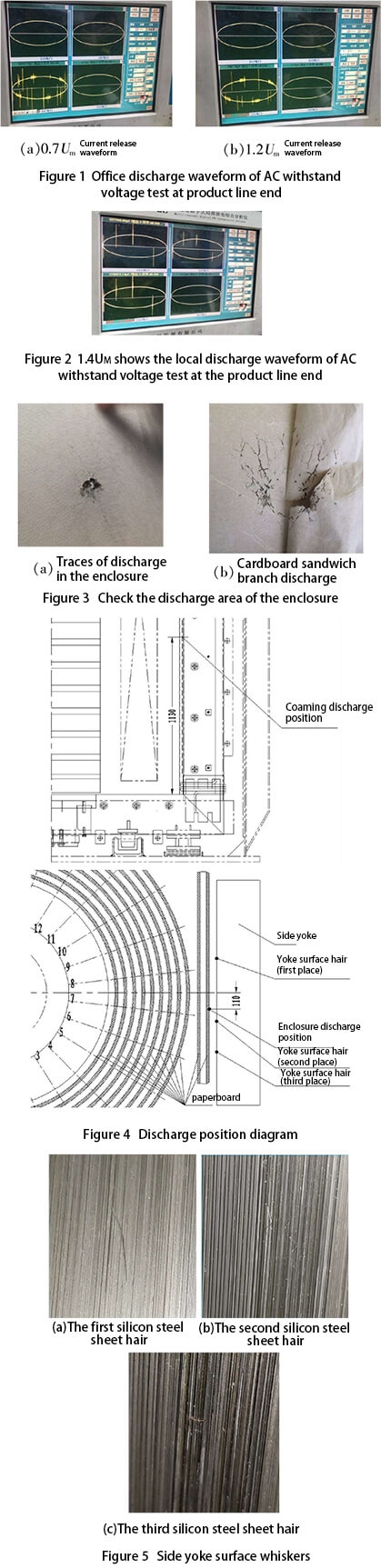 Analysis of local discharge of a 750kV single-phase shunt reactor exceeding the standard